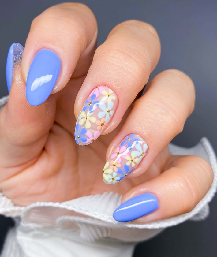 daisy nails
