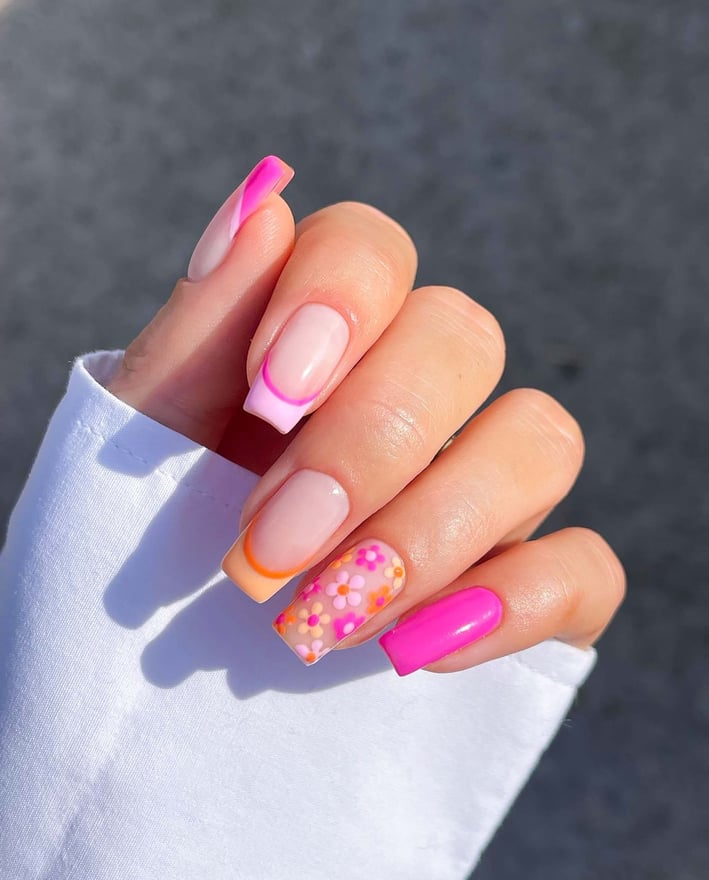 daisy nails