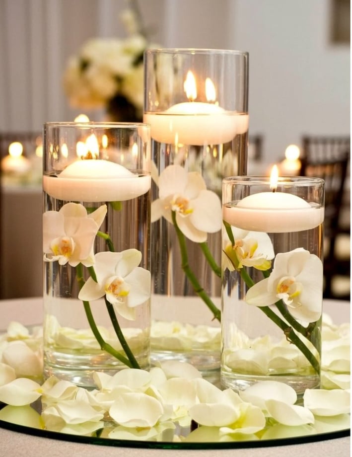 Floating Candle Centerpieces
