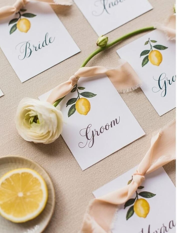 dollar tree Seating Cards and Holders