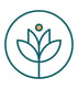 Dark blue lotus icon