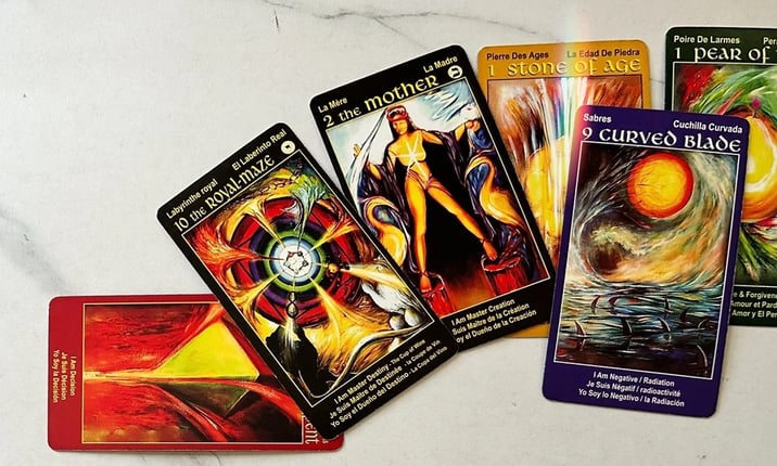 Tarot Cards I Am One Deck by Maya Britan