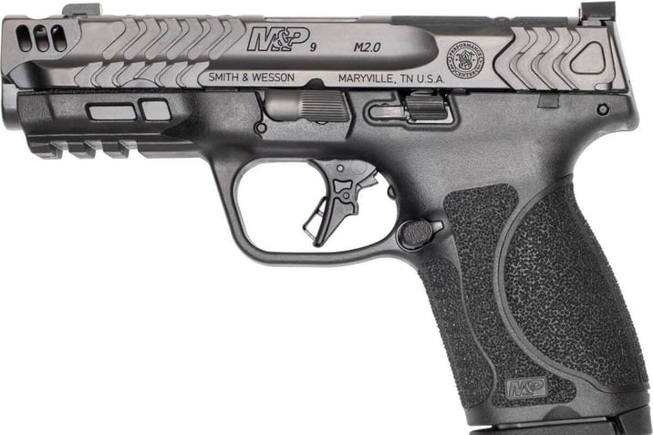 Smith & Wesson M2.0 Compact Carry Comp 9mm Luger 4.22in Black Pistol - 15+1 Rounds