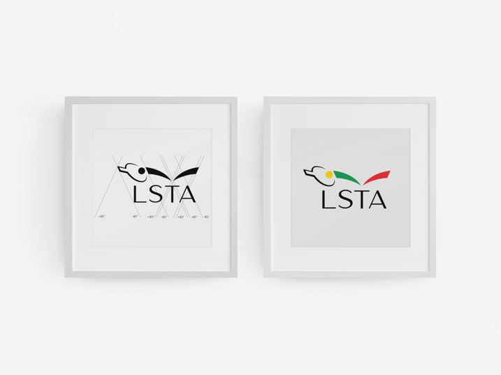LSTA Vizualinio identiteto dizainas ir logotipas sukurtas From Point by RASA MACE