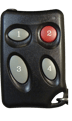 Close-up of Keyscan remote key fob