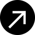 a white arrow pointing up to the left side of a black and white arrow
