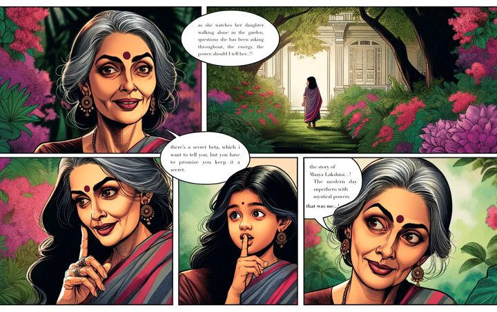 Maaya Lakshmi Comic Scene