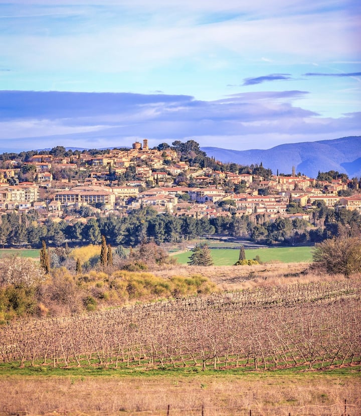 Vue panoramique de Venelles