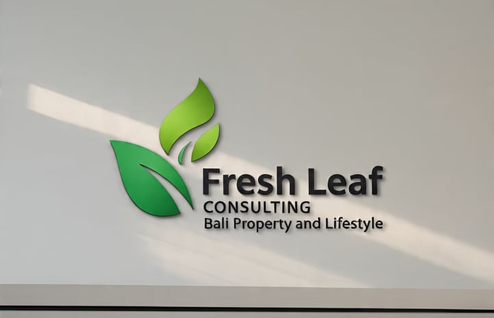 Bali Property & Lifestyle Consulting Fresh Leaf Logo