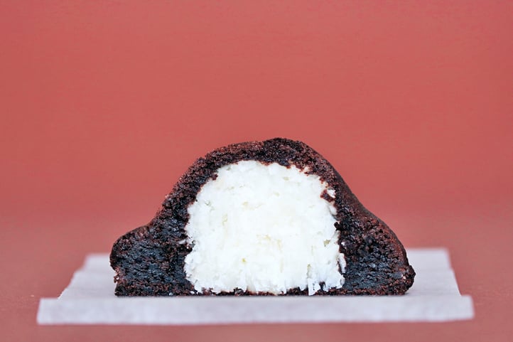 Coconut Filled Chocolate Cookies