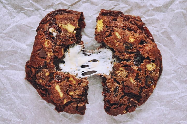Pothole Cookies (aka Rocky Road Cookies)
