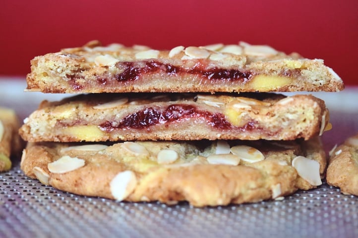 Bakewell Tart Cookies