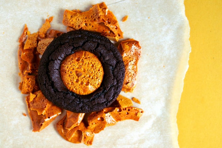 Honeycomb Chocolate Cookies