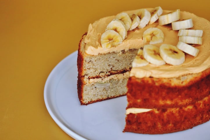 Banoffee Cream Cake (Gluten Free)