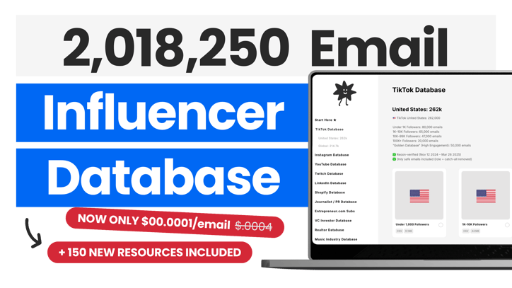 social influencer database