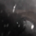 Close up visual - eye sees city landscape in the midst of fog
