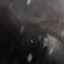 Close up visual - eye sees city landscape in the midst of fog still