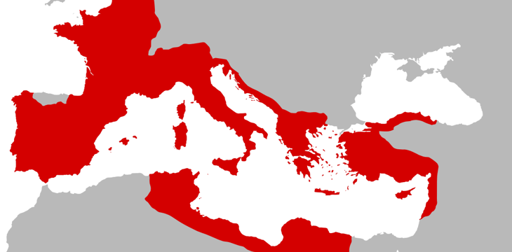 MAPA DEL TERRITORIO DE LA REPUBLIC ROMANA
