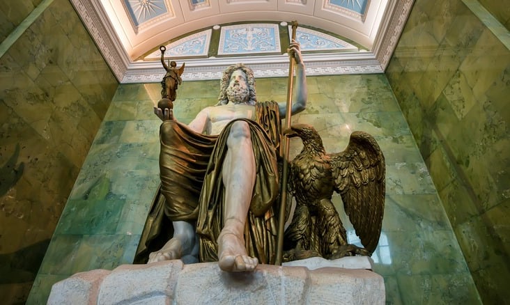 statue of Zeus in Olympia wonders of the ancient world