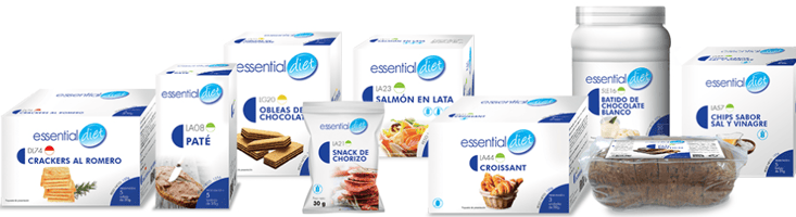 a variety of food items including a bottle of milk