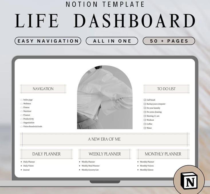 Goal Setting and Achievement Through Digital Planning , notion planner