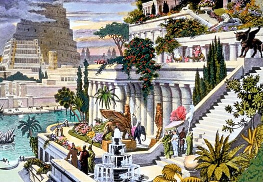 Hanging Garden of Babylon wonders of the ancient world