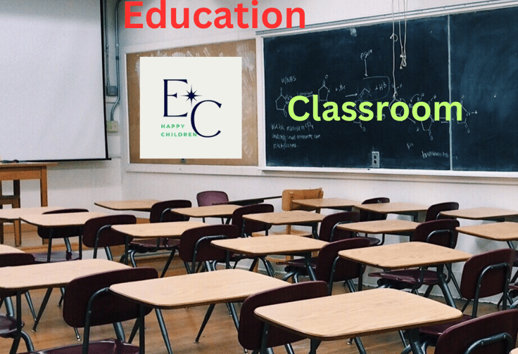 A school classroom