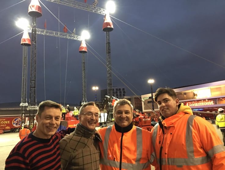 Patrice Roche, Joël Rehde, Francesco Bouglione, Alexandre Bouglione