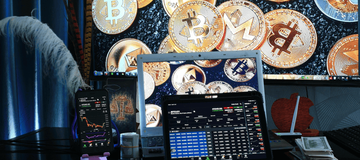 A pic showing Crypto bacground