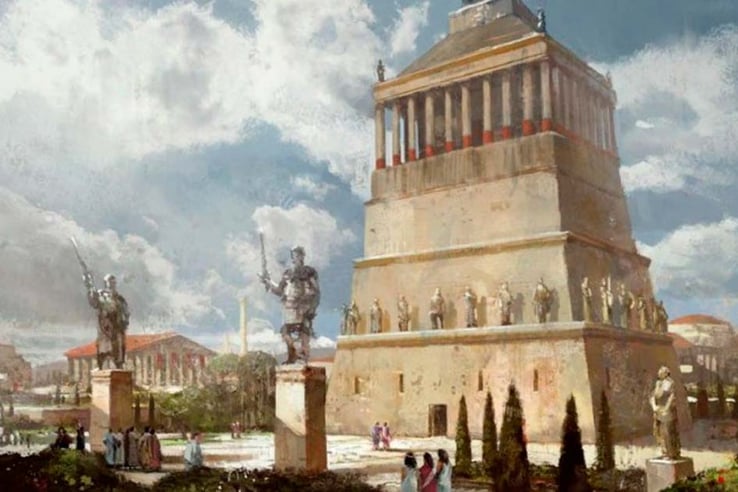 Mausoleum at Halicarnassus wonders of the ancient world