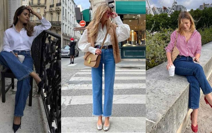 CALÇA JEANS RETA