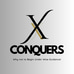 X Conquers logo