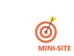 Logotipo da Ajot Site com a letra “o” representada por um alvo com flecha centralizada, simbolizando