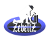 Zebellz Hard-Worker Brand Logo: woman kneeling down on Zebellz Main Logo hammering a box