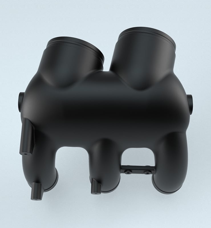 plenum porsche GT3 3D reproduction PA12 Nylon 3D Classic