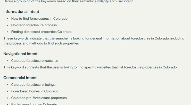 Using AI tools like Perplexity to figure out searcher intent