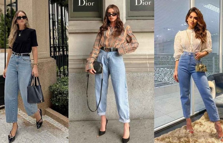 CALÇA JEANS MOM