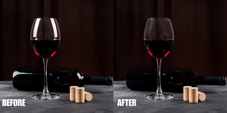 glass-glare-removal