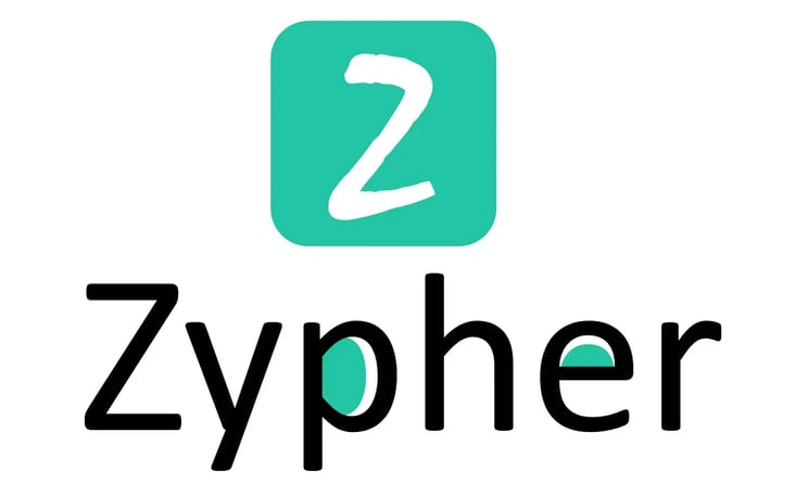 Makna & Desain Logo Zypher: Warna Toska, Putih, & Hitam