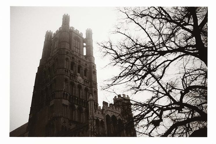 Cathedral in Ely in a fog. Creator: Slawek Dejneka