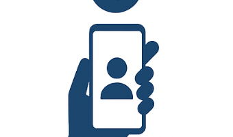 a person holding a phone with a phone in their hand