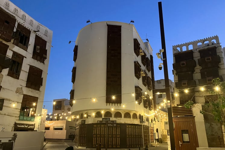 Al balad area in Jeddah, Saudi Arabia