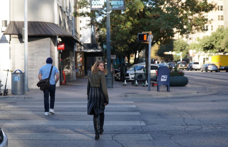 sharky, austin, crosswalk, boots, fashion, stef sharky schultz, stef schultz, coat, gloves, rockstar
