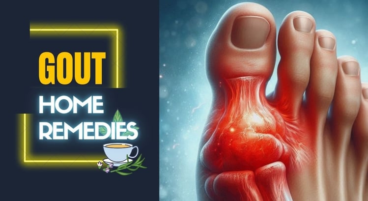 Photo illustrating natural remedies for gout