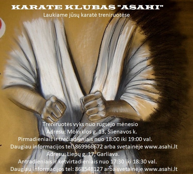 Asahi klubas kviečia sportuoti