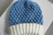 Bonnet et chaussons layette bb bleublancneige