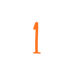 the number 1.