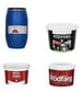 Peintures fabricants huile de lin falun rouge et noir 