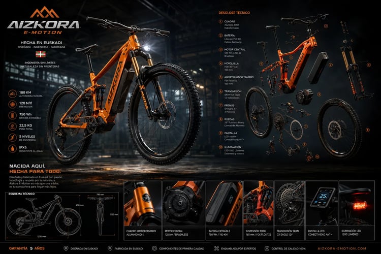 Bicicleta eléctrica, fotografía de producto IA