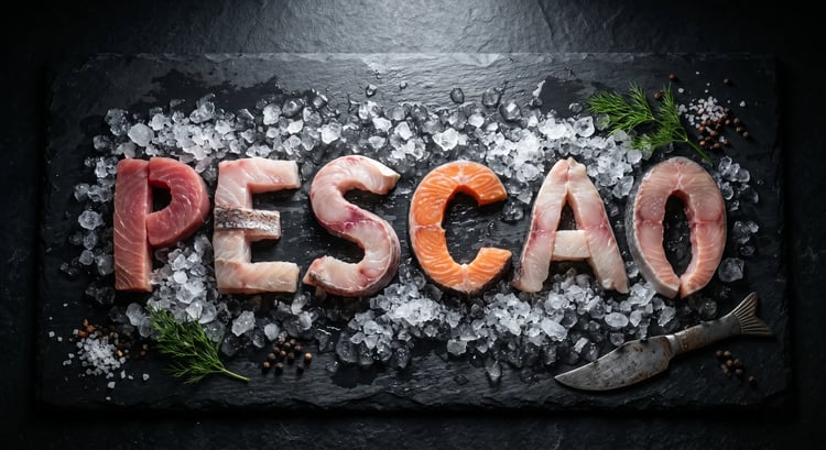 Fotografía gastronómica de pescado con IA